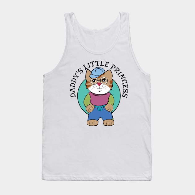 Daddy's Little Princess Tank Top by Sue Cervenka